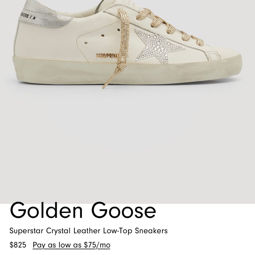 Golden Goose Superstar Crystal Sneakers